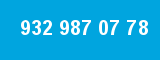 932 987 07 78 932 987 07 78